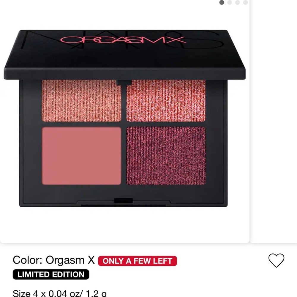 NARS Eyeshadow Quad - Orgasm Collection